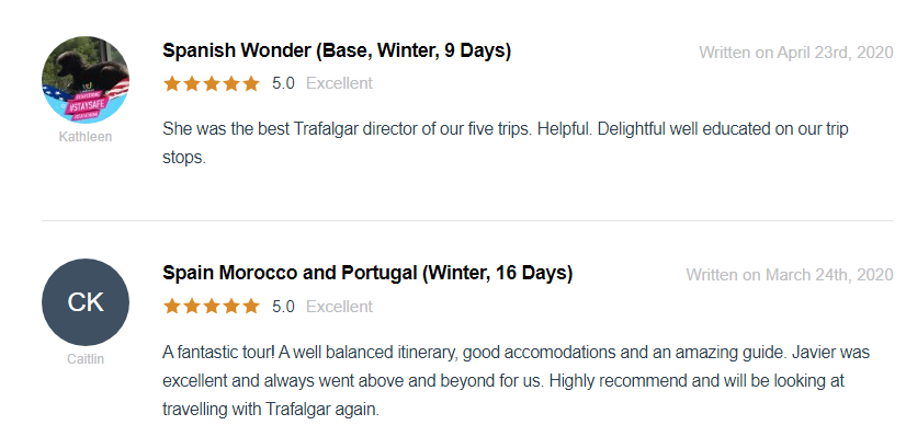 Trafalgar Travel Reviews
