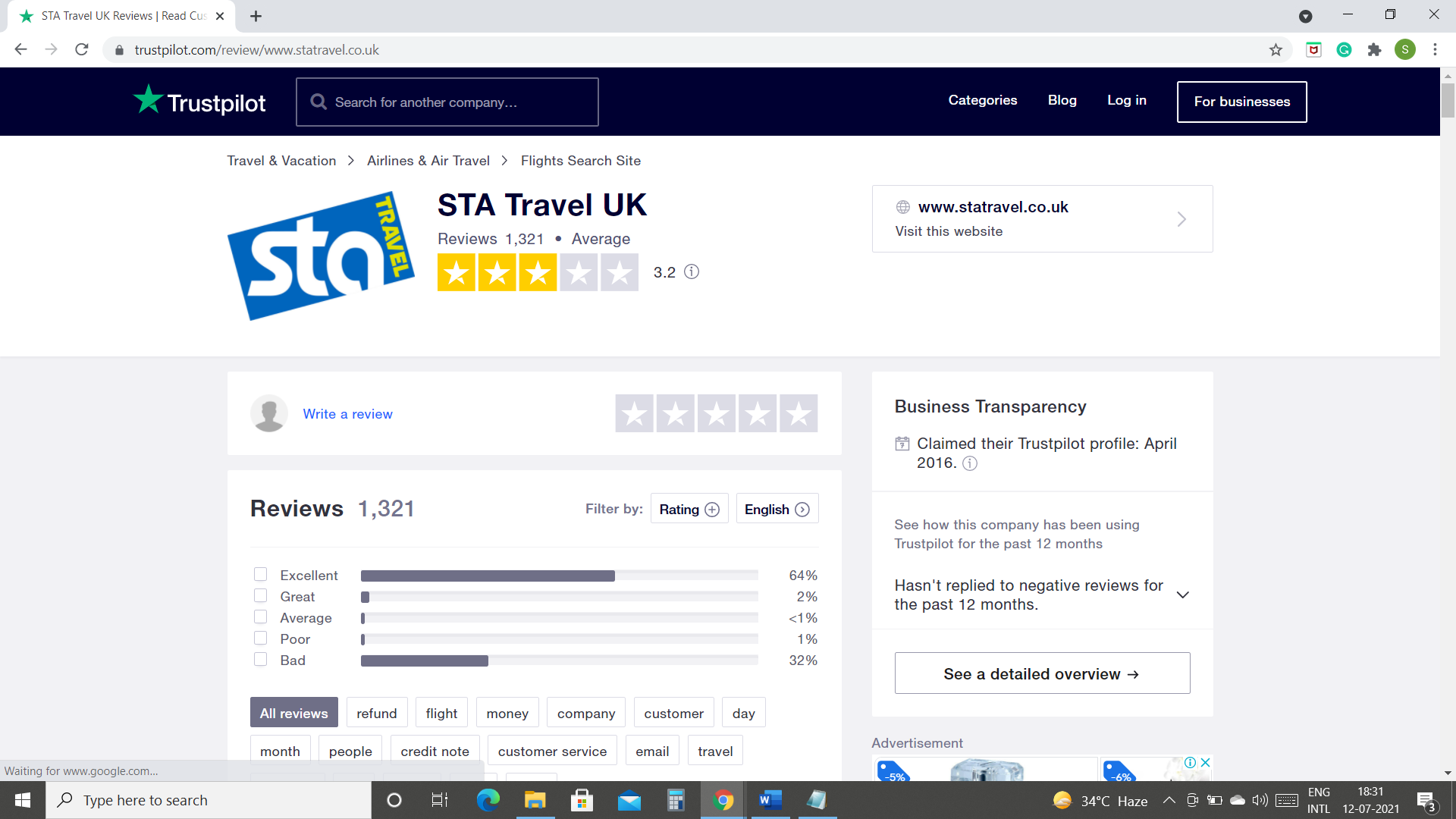 Sta Travel Insurance Review
