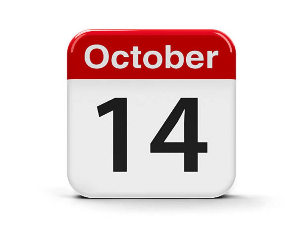 How Many Days Until October 14?