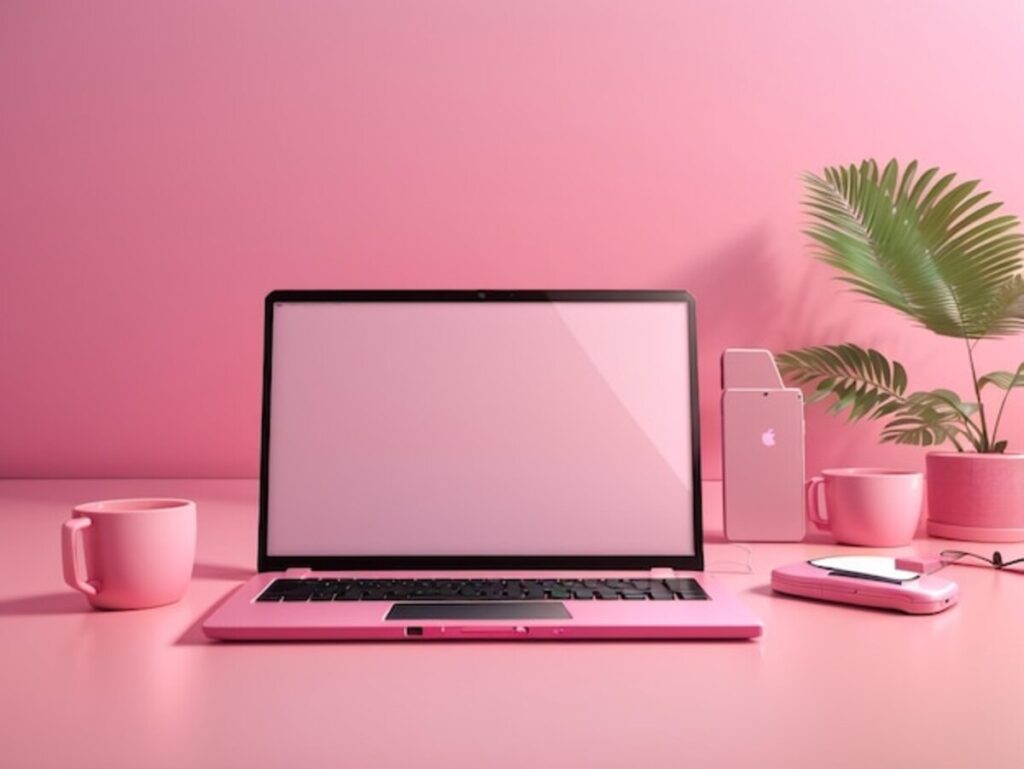 The Pink Aura: Elevate Your Laptop Aesthetics with Pink Aura Wallpapers